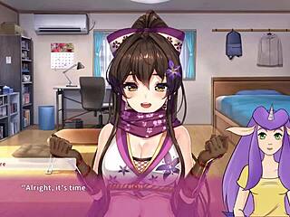 Ninja girl in sexy panties in Ninnin Days part 2
