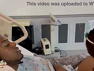 mia mercy grabs my sample at hospital