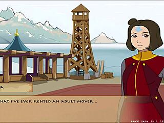 Exploring Korra Oppai in Four Element Trainer Book 5 Part 8.