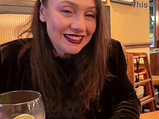 Cheating boss caught off guard with a facial in pub toilets