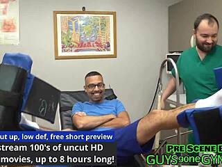 Angel Ramiraz endures intense cum extraction at clinic backstage