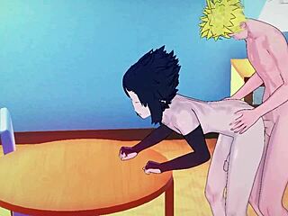 Sasuke's Naruto hentai videos feature intense anal action