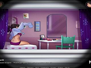 SummertimeSaga - Big cucumber slides deep inside