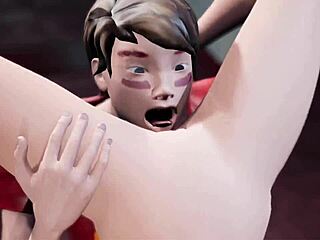 Hey, check these hot 3D cheerleaders getting slammed in locker room!