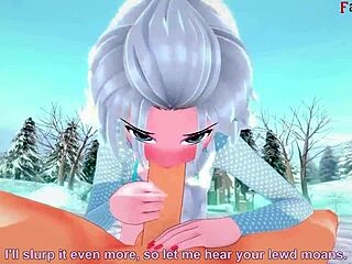 Elsa’s hardcore netorare experience in 3D cartoon