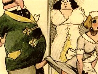 i collect vintage erotic art. featuring retro cartoon and antique styles