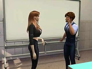 ¿Quién diría que Sims 4 tiene a una zorra joven de 18 con coño al aire libre?
