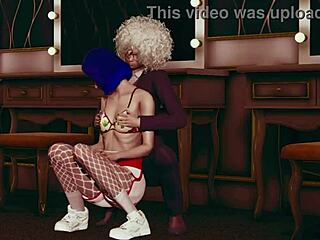 these cute 3d lesbian girls are adorable