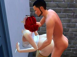 カーサービスで店長が客をアニメヘンタイ風にヒールで犯す、ムチムチボス😏