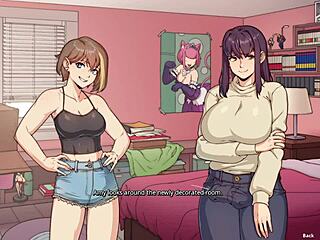 big boobs futa in steamy hentai gameplay