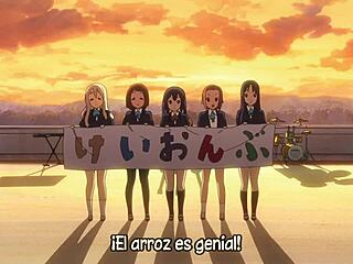 hey let's check out k-on 2 episode 25 with fun music and anime vibes
