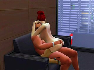 カーサービスで店長が客をアニメヘンタイ風にヒールで犯す、ムチムチボス😏