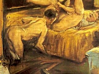 vintage cartoon illustration from anime hentai