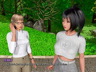 Ripples 32: Clothes Ripped Revealing Big Tits in Sexy Outfit