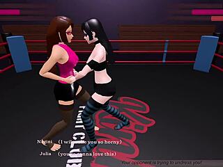 Kinky Fight Club T1R28 - Nagini Battles Julia in Wild Action!