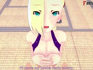 Ino Yamanaka gets a job and gets fucked by Naruto in this animated porn