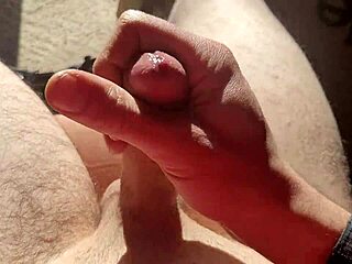 Edging From Flaccid Cock With Precum Play