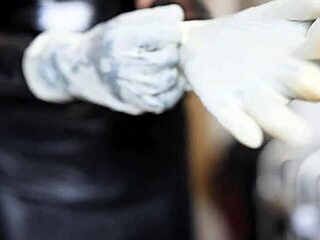 She gives blowjob and enjoys anal creampie penetration