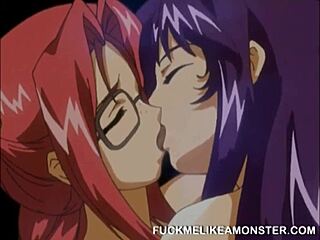 big titty anime babe gets her pussy licked hard