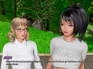 Ripples 32: Clothes Ripped Revealing Big Tits in Sexy Outfit