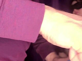Amateur couple’s homemade video with a blindfolded cum swallow challenge gone wrong