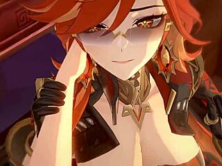 马维卡在火辣动漫场景中展现狂野动画动作