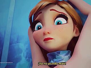 야, 밖이 추워, 이 뜨거운 헨타이 엉덩이 액션으로 몸 녹여야지!