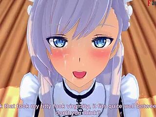 Belfast Seduces Me for Lunch and Hard Fucking in Azurlane Full Movie