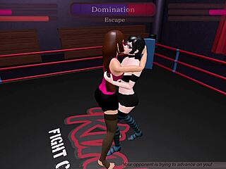 Kinky Fight Club T1R28 - Nagini Battles Julia in Wild Action!