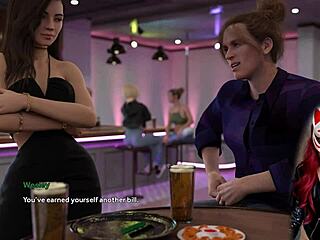 Steps Of Debauchery 19: Upskirt At The Bar!