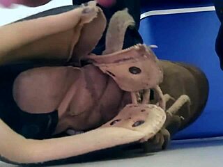 Step Gay Dad Eats Rubber After Hot Dilf Stepuncle's Bad Day with Feet