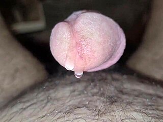 Edging to orgasm with frenulum stimulation