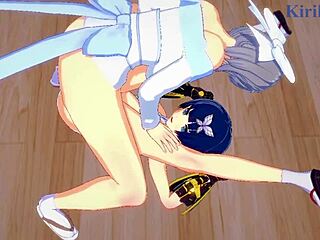 Yozakura and Yumi Engage in Intense Futanari Lesbian Action in Senran Kagura Hentai