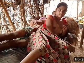 Dirty talking blonde bhabhi gets big cock in her ass