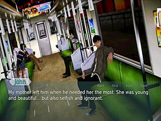Visual novel game walkthrough on PC