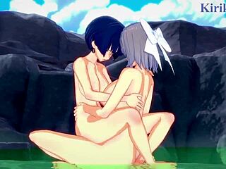 Yozakura and Yumi Engage in Intense Futanari Lesbian Action in Senran Kagura Hentai