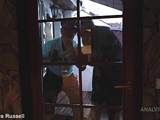 Can Lenna Ross handle 4 guys in first DP anal with facial cumshots?