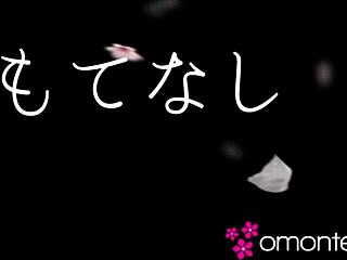 Japanese wife with strong desires gives handjob in POV interview