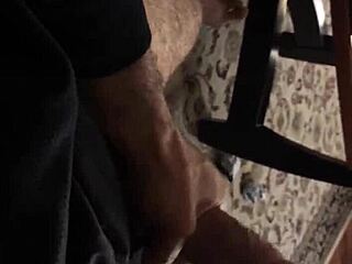 Arab Stud Wields Huge Cock Powerfully