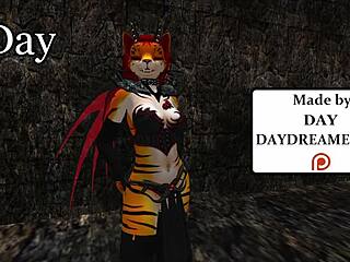 Furry slave training in a digital dungeon