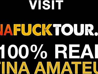 Colombian slut with massive tits gets rough anal doggystyle in homemade tape