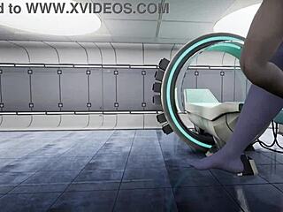 part 1 of sexy photoshoot with naked latina model in lingerie