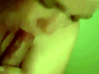 great head from fat bbw with big tits in homemade blowjob