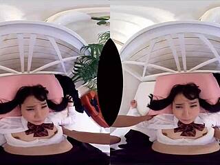 Hey, ever seen Kururugi Aoi in wild 3D VR cosplay sex?