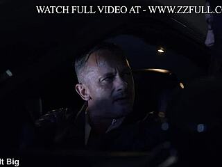 Angela White in wild hotel threesome with gagging and facials