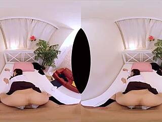 Hey, ever seen Kururugi Aoi in wild 3D VR cosplay sex?