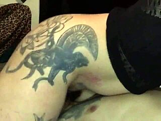 Moonlight pearl, slutty tattooed milf, facesitting and sucking big dick while getting her butthole licked and pussy rammed hard in doggystyle interracial action with pawg ass eating, blowjob, and face riding