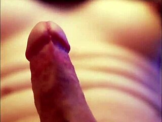 hey, wanna see this cute shemale ladyboy slut masturbating her big cock solo?