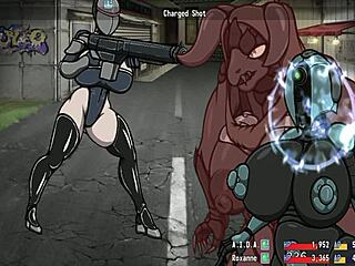 Cute Outdoor Public Sex With Robot