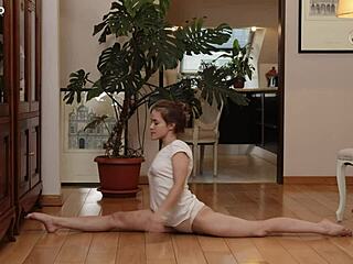 Cute Nicole Murkovski Strips for Wild Naked Stretching